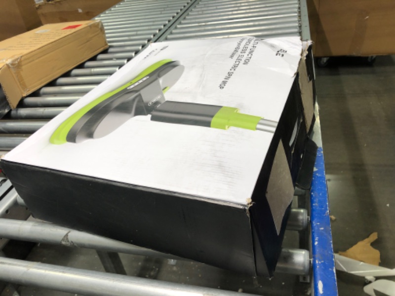 Photo 1 of *New OPen**BIUBLE Cordless Electric Mop, Spin Mops for Floor Cleaning, LED Headlight & Water Sprayer, Rechargeable Dual Spinning Scrubber Cleaner Mops with 300ML Water Tank for Multi-Surface, Self-Propelled Black