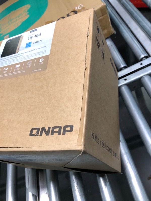 Photo 2 of **Sealed**QNAP TS-464-8G-US 4 Bay High-Performance Desktop NAS with Intel Celeron Quad-core Processor, M.2 PCIe Slots and Dual 2.5GbE (2.5G/1G/100M) Network Connectivity (Diskless) 4 Bay Diskless