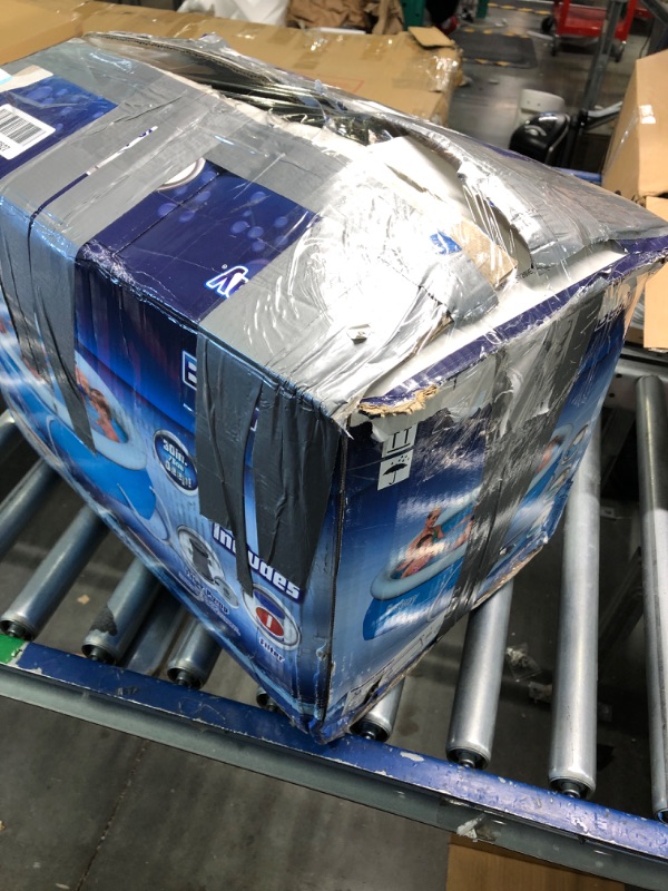 Photo 1 of ** Used**Fast Set 10' x 30" Above Ground Pool Set, Blue***BOX IS DAMAGED*** 