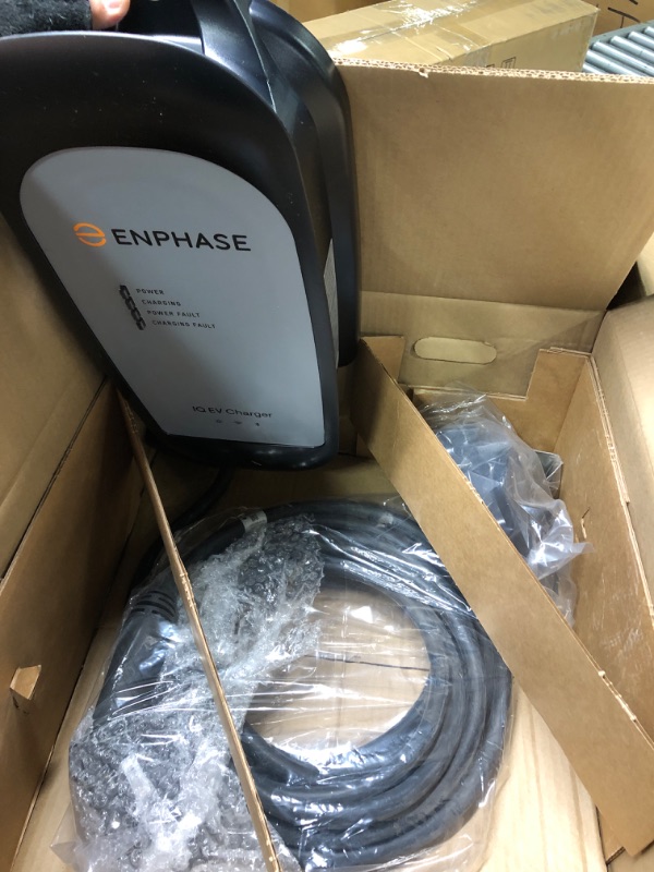 Photo 2 of 40 Amp Plug-in EV Charger - Enphase IQ 50, Level 2 Smart Charging Station with Wi-Fi, Safety Certified, 240v, NEMA 14-50 Plug, 25ft Rugged Cable & J1772 Connector Plug-in w/ Wi-Fi 40 Amp