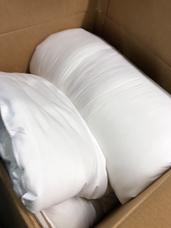 Photo 2 of Houseri White Comforter Set Cal King Plain White Comforter California King Size Solid White Bedding Sets Cali King All White California King Comforter Bedding Quilt Pure White Cal King Comforter Sets Cal King(96''*104''-Comforter) White