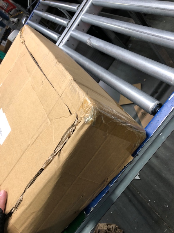 Photo 1 of Simple Deluxe 20 Inch High Velocity Wall Mount Fan with Rack and L-Iron, 3 Speed Industrial/Commercial Metal Ventilation Fan, Black