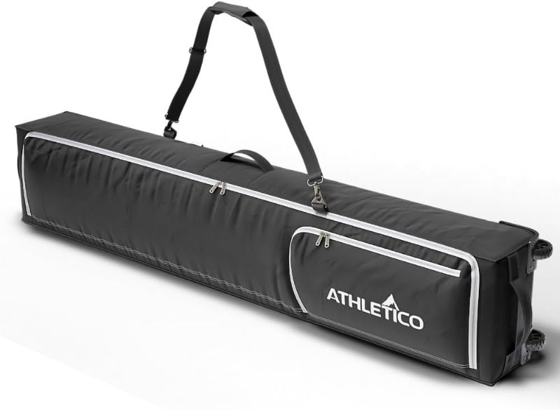 Photo 1 of ****USED**** Athletico Rolling Double Ski Bag - Padded Ski Bag With Wheels for Air Travel
