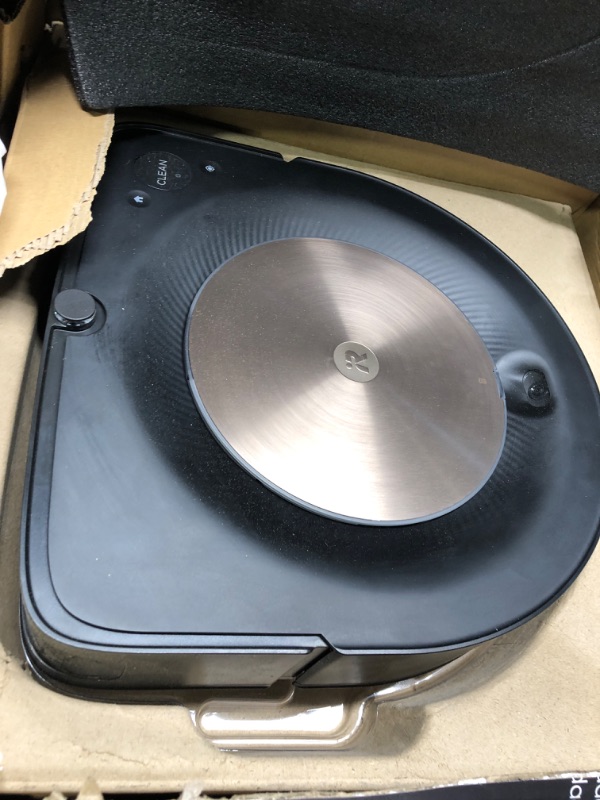Photo 3 of **Used**iRobot Roomba s9+ (9550) Robot Vacuum with Automatic Dirt Disposal- Empties itself, Wi-Fi Connected, Smart Mapping, Powerful Suction, Corners & Edges, Ideal for Pet Hair, Black
