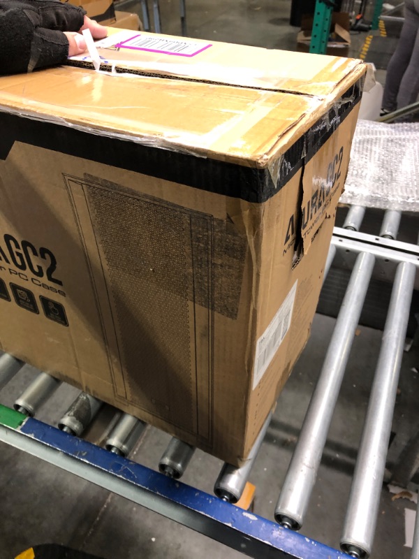 Photo 1 of GAMDIAS ATX Mid Tower Gaming Computer PC Case with Side Tempered Glass, 4X 120mm ARGB Case Fans and Sync with 5V RGB Motherboard and Excellent Airflow AURA GC2