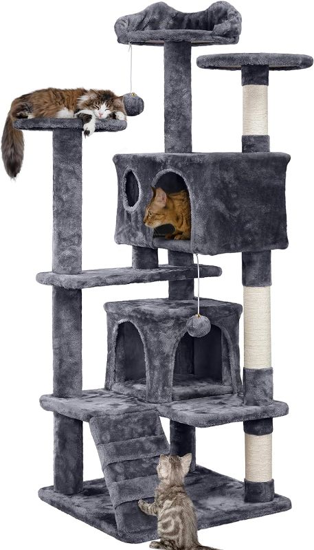 Photo 2 of **LIKE NEW**Yaheetech 51" Cat Tree Tower Condo Furniture Scratch Post for Kittens Pet House Play