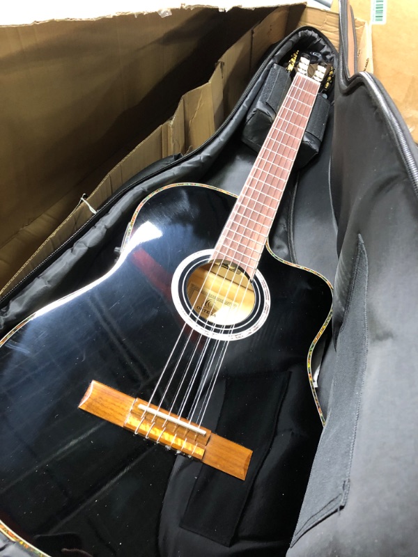 Photo 2 of **LIKE NEW**Ortega Guitars Family Series Pro 6 String Acoustic-Electric Guitar
