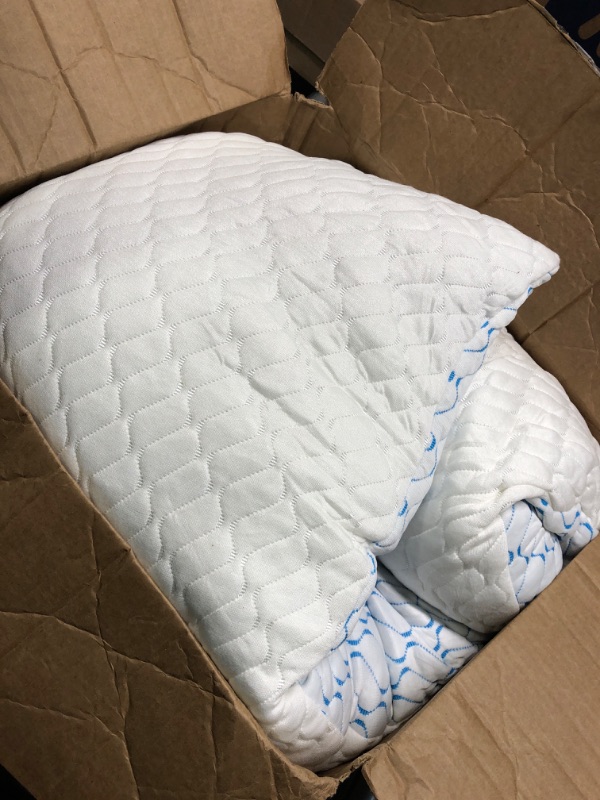 Photo 2 of **LIKE NEW**VAINOC Body Pillow,Pregnancy Pillows for Sleeping Body Pillows for Adults Bed Pillow for Side Sleeper Shredded Memory Foam & Cooling Pillow Cover,Cuddle Pillow White 20''x54''
