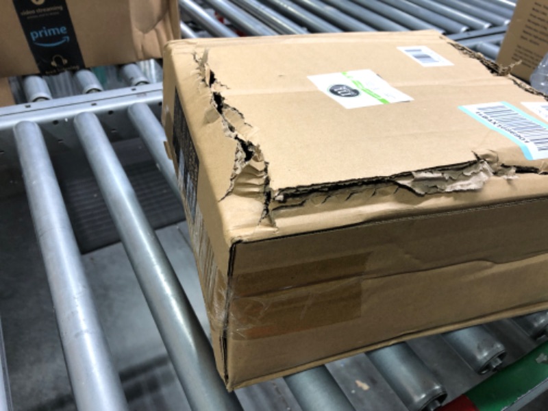 Photo 1 of mDesign Slim Metal Rectangle 1.3 Gallon Trash Can with Step Pedal, Easy-Close Lid, Removable Liner - Narrow Wastebasket Garbage Container Bin for Bathroom, Bedroom, Kitchen, Office - Charcoal Gray 1 Charcoal