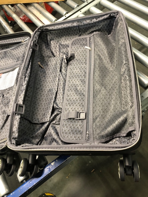 Photo 2 of **NO BACK PACK/LIKE NEW**Madison Square Hardside Chevron Expandable 2pc 20" Carry On Luggage + Matching 15" Laptop Backpack Set