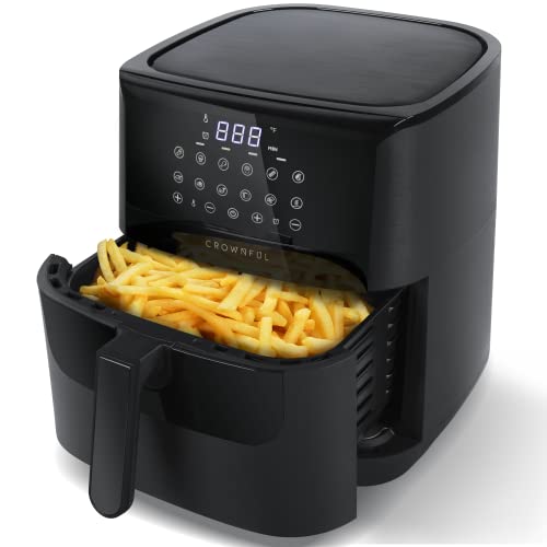 Photo 1 of CROWNFUL 7 Quart Air Fryer Oilless Electric Cooker with 12 Cooking Functions Nonstick 1700W
