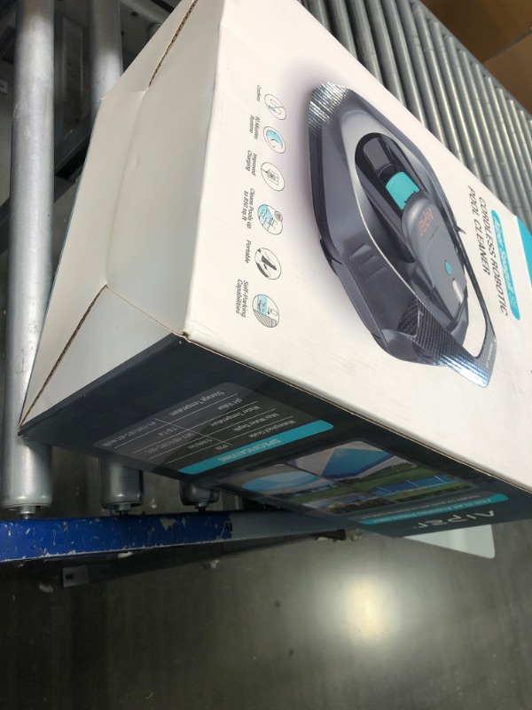 Photo 2 of **USED**(2023 Upgrade) AIPER Seagull SE Cordless Robotic Pool Cleaner, Pool Vacuum Lasts 90 Mins, LED Indicator, Self-Parking, Ideal for Above/In-Ground Flat Pools up to 40 Feet - Gray