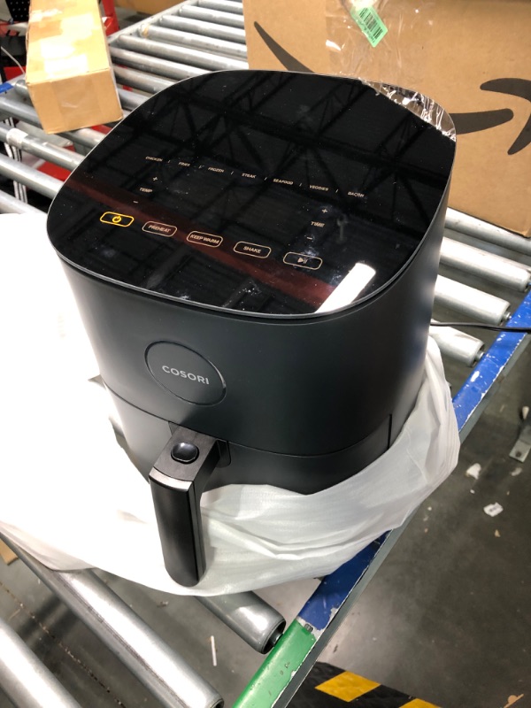 Photo 2 of **LIKE NEW**COSORI Air Fryer Pro LE 5 Qt Airfryer, Quick Meals, Quiet Operation, 85% Oil less, 130+ Recipes, 9 Functions, Shake Reminder, Dishwasher Safe, Grey
