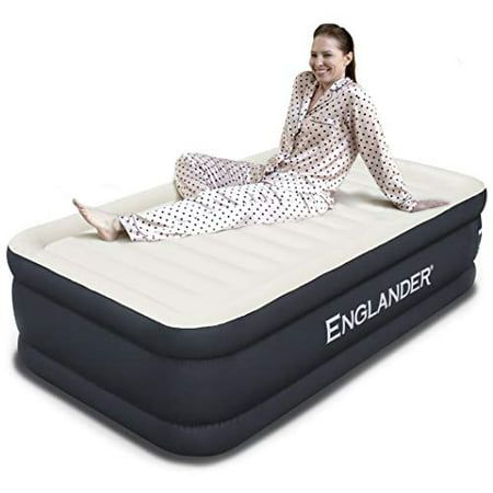 Photo 1 of **LIKE NEW***** NEEDS TO BE CLEANED****Englander Air Mattress with Built in Pump - Twin Size 20in Thickness Black
