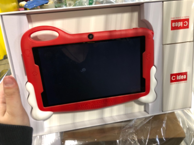 Photo 2 of ***sold for parts***
C idea 7 inch Kids Tablet, Android 13.0 Tablet for Kids,Toddler Tablet 2 GB RAM 32 GB ROM 64 GB Expand/HD IPS Display with Eyes Protection Model/Dual Camera (Red)