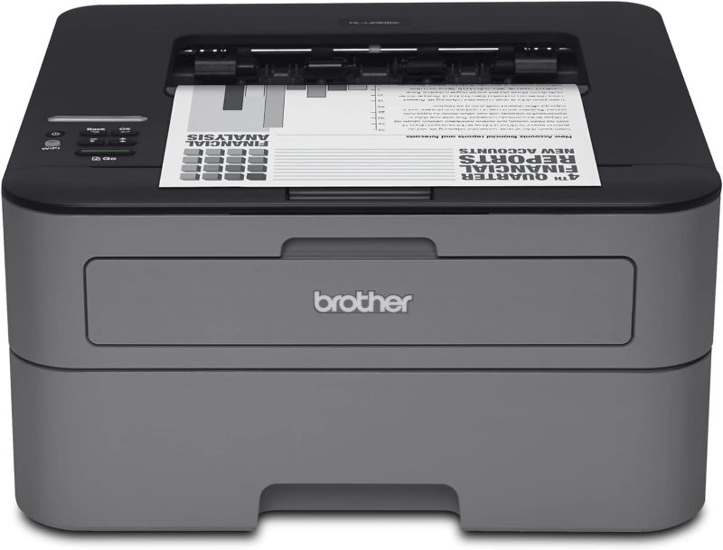 Photo 1 of Brother HLL2305W Compact Mono Laser Single Function Printer with Wireless and Mobile Device Printing
