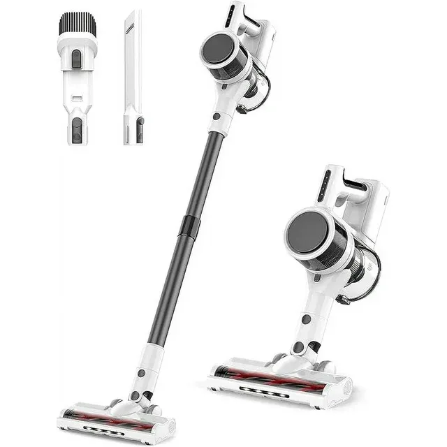 Photo 1 of **USED//MISSING PIECES** Lightweight Cordless Stick Vacuum Cleaner Brushless - White/Grey
