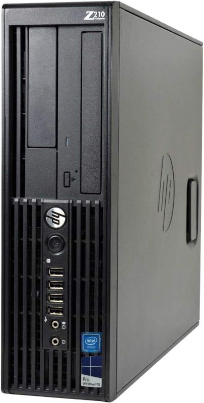 Photo 1 of HP Z210 Desktop Computer - Intel Core i5 3.6GHz, 8GB DDR3, New 500GB SSD, Windows 10 Pro 64-Bit, WiFi, DVDRW (Renewed)
