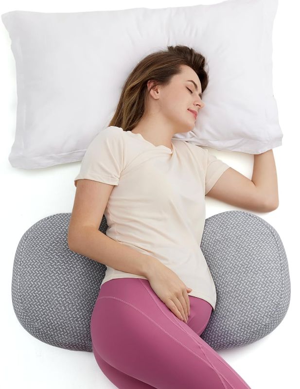 Photo 1 of ***NOT EXACT**
Momcozy Pregnancy Pillows for Sleeping, Portable Maternity Pillow for Side Sleeper, Support for Back, Belly, Hips for Pregnant Women, Adjustable Travel Pregnancy Pillow, Grey