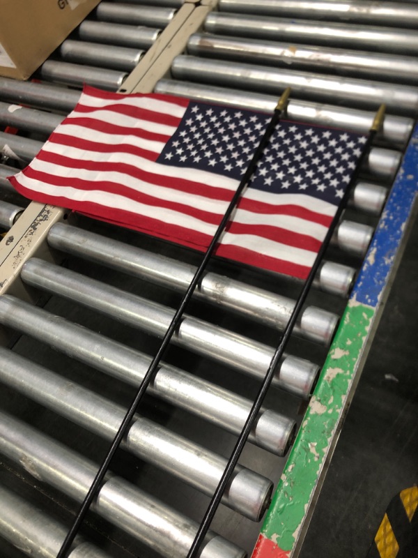 Photo 1 of 2 Pack American Flag 32inch tall 