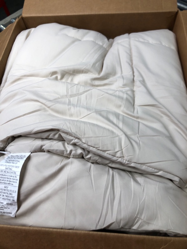 Photo 3 of  King Size Comforter Set Oatmeal