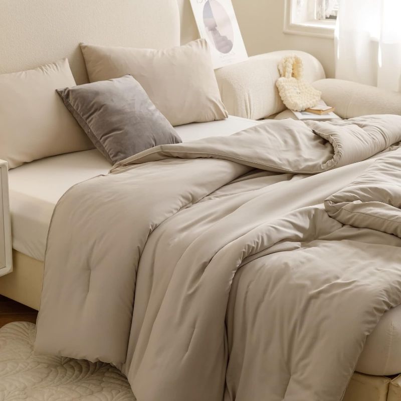 Photo 1 of  King Size Comforter Set Oatmeal