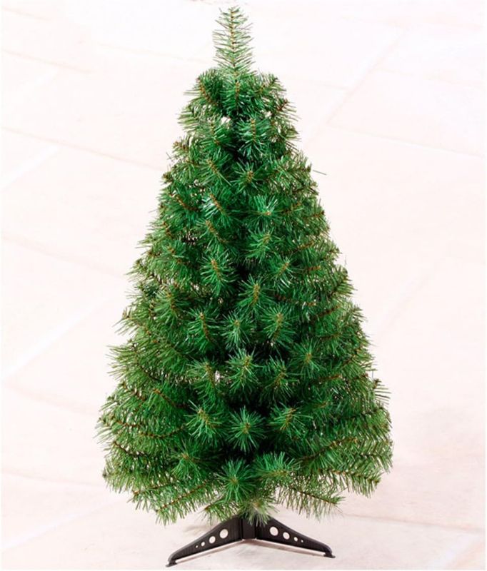 Photo 1 of 3ft Christmas Tree Artificial with Plastic Stand Home Office Christmas Holiday Decoration, Green
