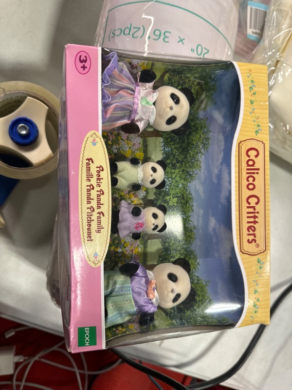 Photo 2 of Calico Critters Pookie Panda Family - Set of 4 Collectible Doll Figures for Children Ages 3+