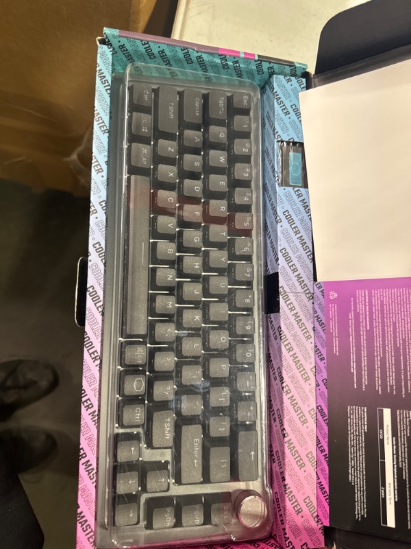 Photo 2 of Cooler Master CK720 65% Customizable Mechanical Keyboard (Space Gray, Brown Switches)