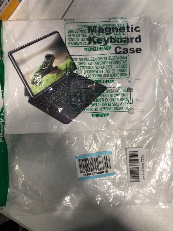 Photo 1 of edaiser Magic P11 Keyboard Case: for Apple 2022 iPad Air 10.9 inch 5th 4th Generation and iPad Pro 11 4th 3rd 2nd 1st Gen Smart Slim Magnetic Cover with Keyboard Trackpad Wireless 7 RGB Backlight Black-Texture Leather