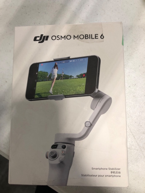 Photo 2 of DJI Osmo Mobile 6, 3-Axis Phone Gimbal, Object Tracking, Built-in Extension Rod, Portable and Foldable, Android and iPhone Gimbal, Vlogging Stabilizer, YouTube TikTok Video, Platinum Gray Platinum Gray Standalone