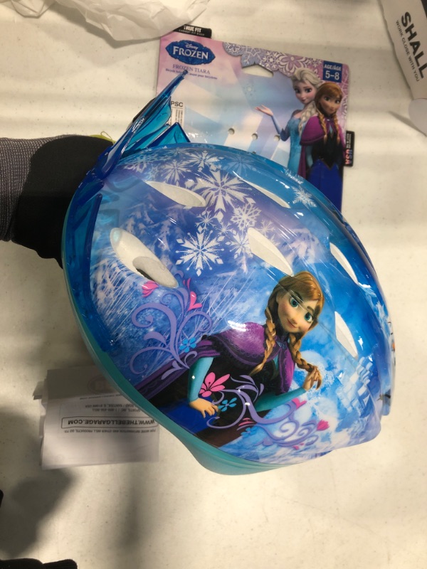 Photo 2 of Disney Frozen Bike Helmets for Child and Toddler Child 3D Tiara Child (5-8 yrs.) Helmet