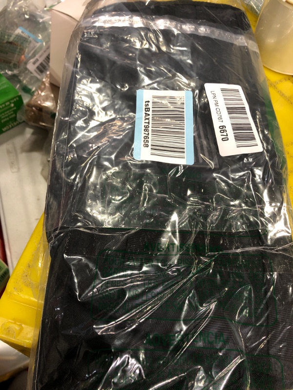 Photo 1 of Tacticool Car Seat Back Organizer - Upgraded Tactical Molle Vehicle Panel Universal Fit Car Seat Cover Protector with Extra USA Flag Patch (Black)