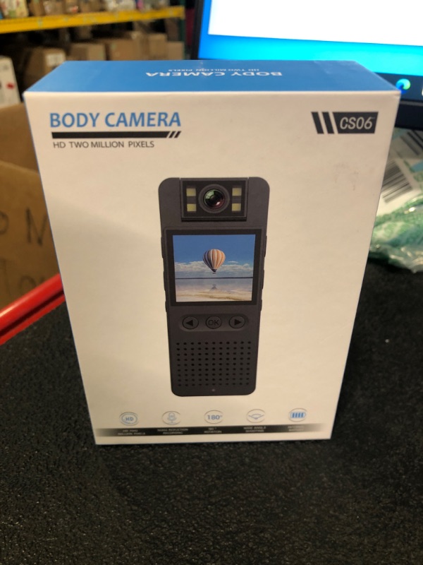 Photo 1 of Body Camera with 1080P HD Recording,1.4 in Screen Recorder,Night Vision Fill-in lighting 7HR Battery Life Body Cam for outdoor,Home,sports,Pet Records,Security,Work Records, Travel Record (64GB)