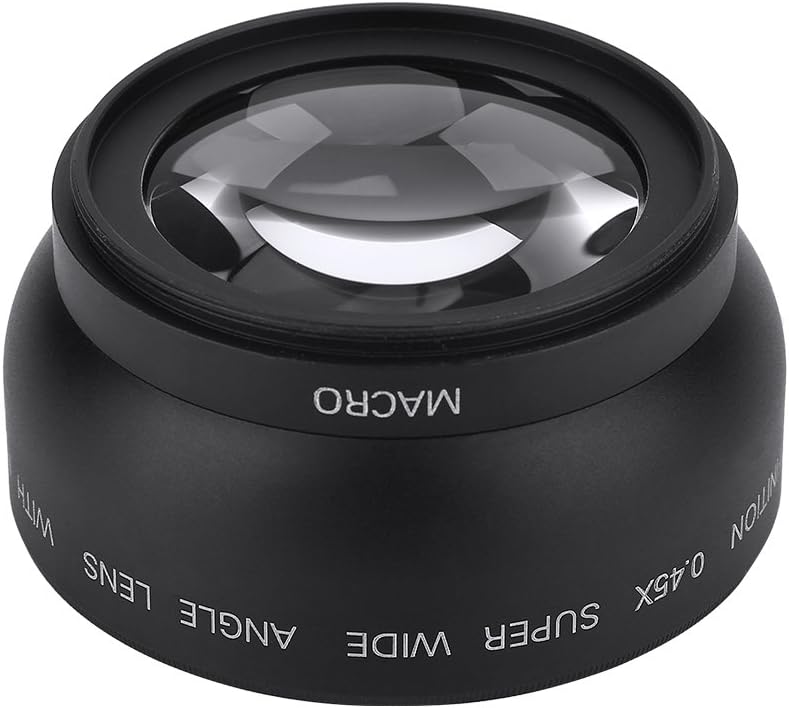 Photo 1 of 0.45X Magnification High Definition Wide Angle Macro Lens for 49mm Mount Camera