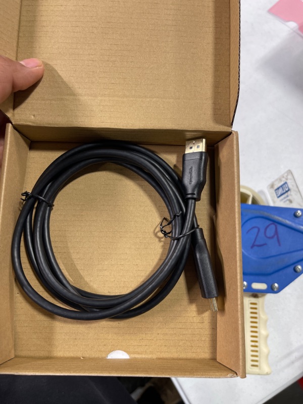 Photo 2 of AmazonBasics DisplayPort to HDMI Display Cable - 6 Feet
