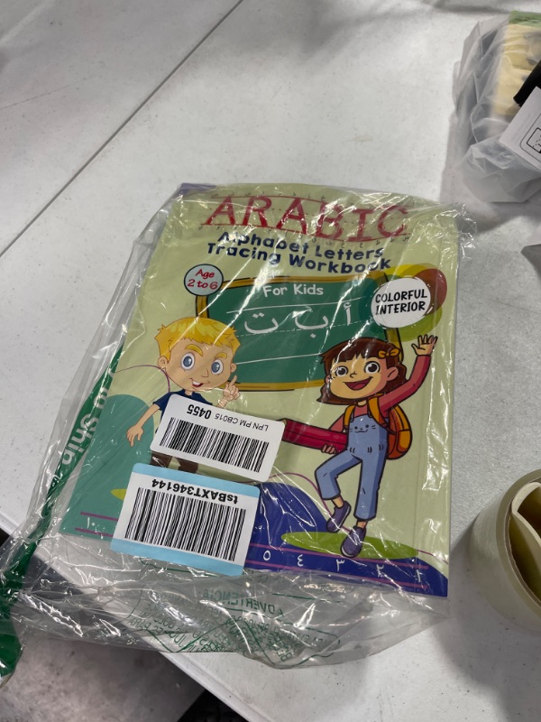 Photo 1 of Arabic Alphabet Letter Tracing Workbook For Kids Age 2 to 6: Learn How To Write Arabic Letters And Numbers For Beginners And Preschoolers. Great ... For Kids Age 2-6. Full Color Printed Pages. Paperback – October 17, 2020

