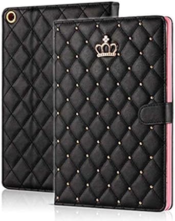 Photo 1 of iPad Mini 6 Case (8.3-Inch,2021 Model), Crown Bling Diamond Cute PU Leather Smart Auto Sleep/Wake with Kickstand Shockproof for Apple iPad Mini 6th Gen 8.3 Inch (Black)
