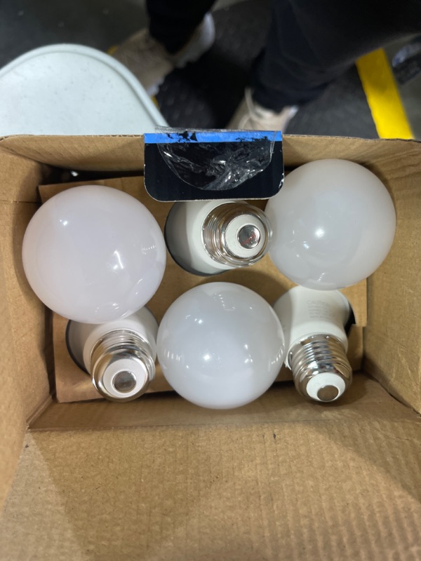 Photo 2 of Great Eagle Lighting Corporation A19 LED Light Bulb, 60W Equivalent Light Bulbs, 9W 2700K Warm White, Non-Dimmable LED Bulb, E26 Standard Base, Energy Efficient UL Listed CEC, (6-Pack)
