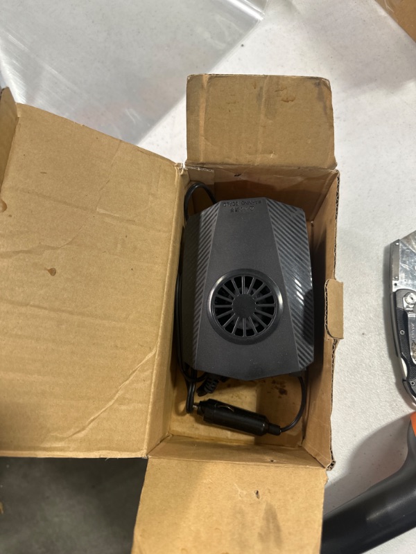 Photo 2 of Car Heater Fan,12V 150W Portable Windshield Defogger and Defroster Fast Heating&Cooling Fans Car Heater That Plugs Into Cigarette Lighter 360 Degree Rotary Base