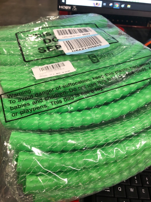 Photo 1 of 6 Pcs Exercise Hoop Detachable Adjustable Plastic Toy Hoop Playground Toys Colored Hoop Circles for Teens Games Gymnastics Dog Agility Equipment Party Decor Green 24 Inch