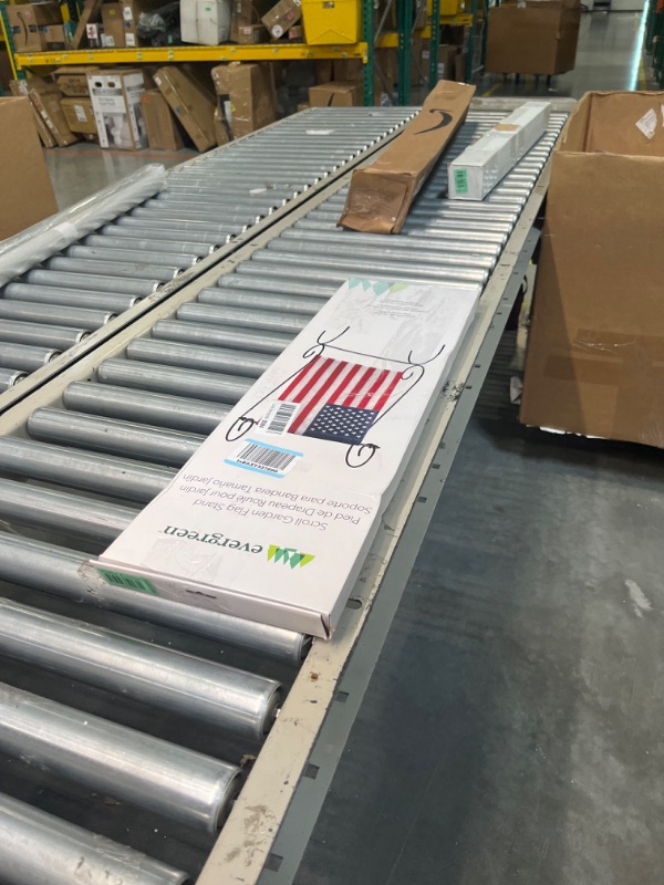 Photo 1 of Evergreen Scroll American Garden Flag Stand | Premium Metal Iron Garden Flag Holder Stand for Outside House Décor | Fits 12.5" x 18" Garden Flags