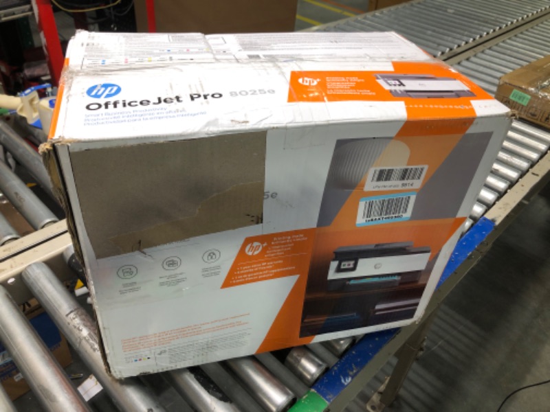 Photo 2 of HP OfficeJet Pro 8025e Wireless Color All-in-One Printer with bonus 6 free months Instant Ink with HP+ (1K7K3A), Gray