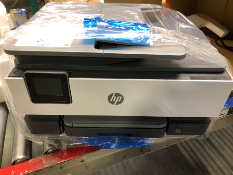 Photo 3 of *****HINGES DAMAGED//SOLD AS PARTS ONLY////NON FUNCTIONAL******HP OfficeJet Pro 8025e Wireless Color All-in-One Printer with bonus 6 free months Instant Ink with HP+ (1K7K3A), Gray