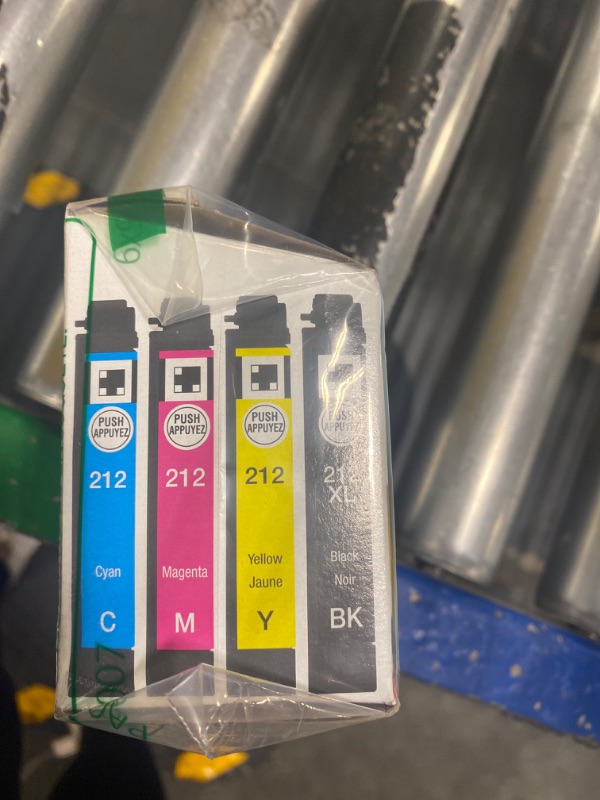 Photo 1 of EPSON 212 Claria Ink High Capacity Black & Standard Color Cartridge Combo Pack (T212XL-BCS) Works with WorkForce WF-2830, WF-2850, Expression XP-4100, XP-4105 212Xl Black Ink
***FACTORY SEALED***