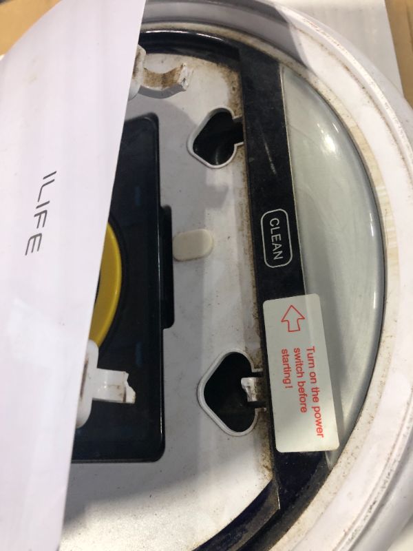 Photo 6 of *****USED//SOLD AS PARTS*****ILIFE V3s Pro Robot Vacuum Cleaner- REFURBISHED, Tangle-free Suction , Slim, Automatic Self-Charging Robotic Vacuum Cleaner, Daily Schedule Cleaning, Ideal For Pet HairHard Floor and Low Pile Carpet, Pearl White
