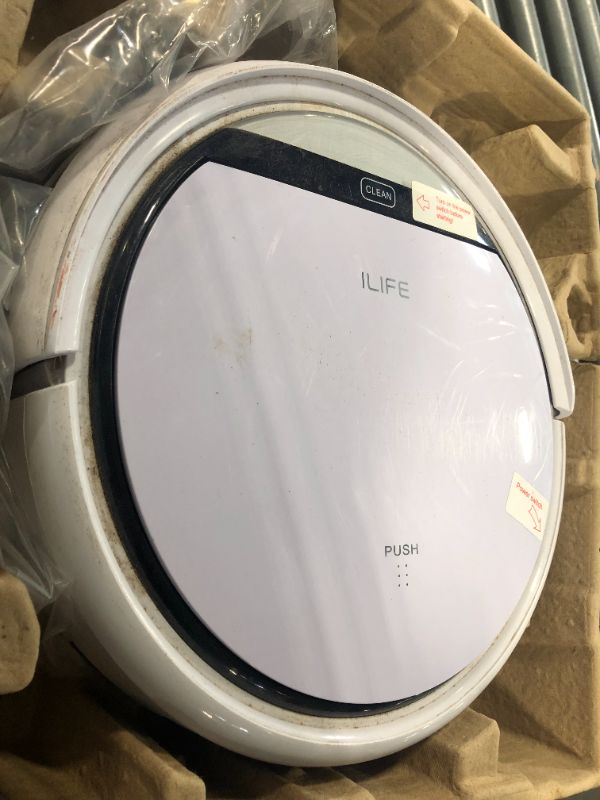 Photo 3 of *****USED//SOLD AS PARTS*****ILIFE V3s Pro Robot Vacuum Cleaner- REFURBISHED, Tangle-free Suction , Slim, Automatic Self-Charging Robotic Vacuum Cleaner, Daily Schedule Cleaning, Ideal For Pet HairHard Floor and Low Pile Carpet, Pearl White
