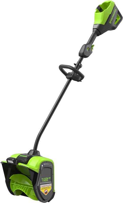 Photo 1 of **NON FUNCTIONING//SOLD AS PARTS*** Greenworks 80V 12'' Brushless Snow Shovel(LED), Tool Only
