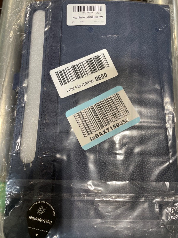Photo 1 of Case for Samsung Galaxy Tab S9 Plus 12.4 inch 2023/S8 Plus 5G 12.4"/S7 Plus/S7 FE Tablet,Folio Slim Lightweight PU Leather Stand Cover with Handstrap and Pen Holder,Wake/Sleep Function,Navy
