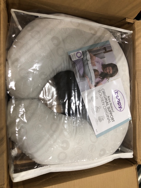 Photo 1 of Boppy Nursing Pillow Bare Naked Original Support, Boppy Pillow Only, Nursing Pillow Cover Sold Separately, Ergonomic Nursing Essentials for Breastfeeding and Bottle Feeding, with Firm Fiber Fill